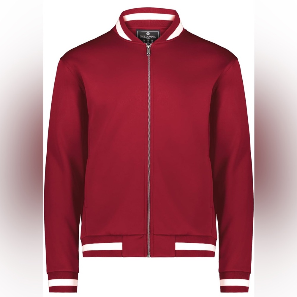 🧡 15 items for $20🧡 Holloway Men's V-Street Full Zip Jacket| scarlet, white